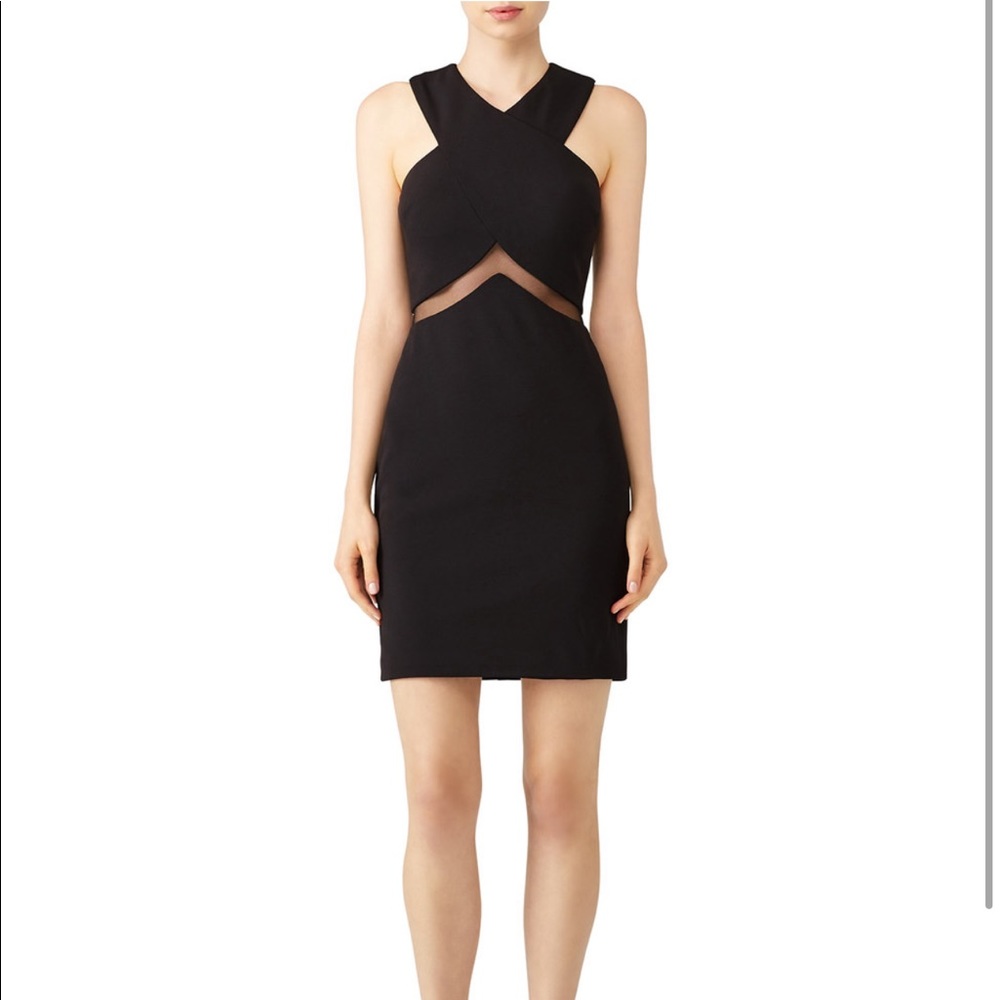 Little Black Sheath Cutout Dress
